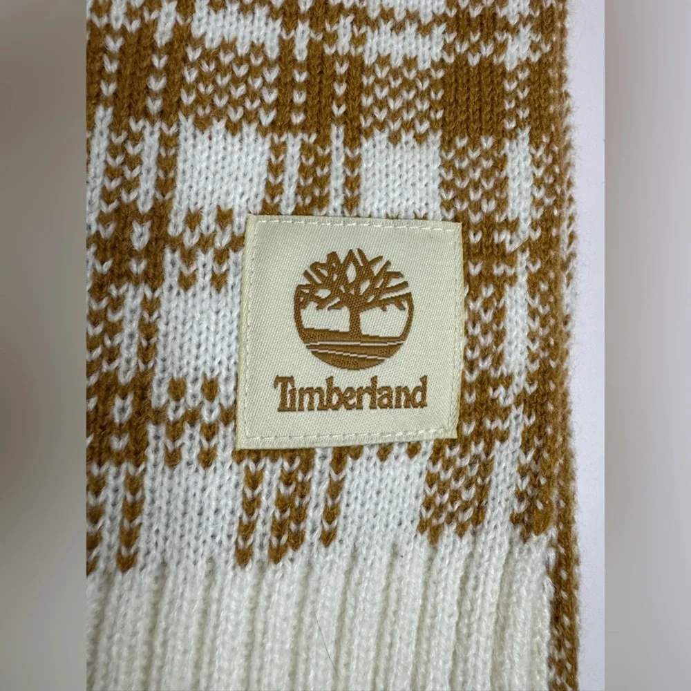 Timberland NWT Buffalo Plaid Scarf Unisex